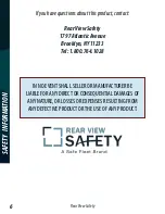 Preview for 6 page of Rear view safety RVS-ML700 Instruction Manual