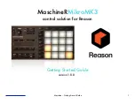 Reason MaschineRMikroMK3 Getting Started Manual preview