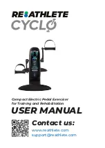 ReAthlete Cyclo User Manual preview