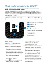 Preview for 2 page of ReAthlete UPHEAT User Manual