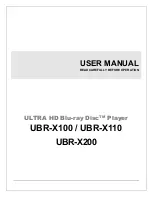 Preview for 1 page of Reavon UBR-X100 User Manual