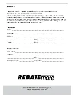 Preview for 8 page of RebateMate S1M-ZP33-110 Instruction Manual