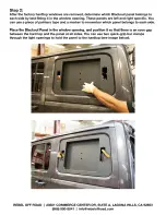 Preview for 3 page of REBEL OFF ROAD BLACKOUT WINDOW STORAGE SYSTEM Installation Instructions Manual