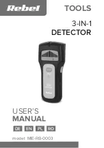 Rebel TOOLS MIE-RB-0003 User Manual предпросмотр