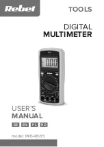 Предварительный просмотр 1 страницы Rebel TOOLS MIE-RB-55 User Manual