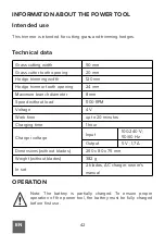 Предварительный просмотр 42 страницы Rebel TOOLS RB-5003 User Manual