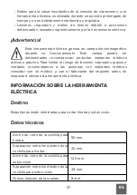 Предварительный просмотр 57 страницы Rebel TOOLS RB-5003 User Manual