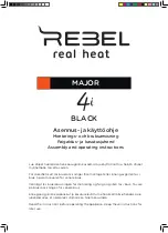 Rebel MAJOR 4i BLACK Assembly And Operating Instructions Manual предпросмотр