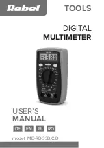 Preview for 1 page of Rebel MIE-RB-33B User Manual