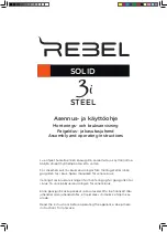 Rebel SOLID 3i STEEL Assembly And Operating Instructions Manual предпросмотр