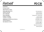 Rebell PDC30 Instruction Manual preview