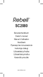 Rebell SC2080 Owner'S Manual preview