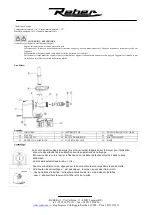 Preview for 12 page of REBER 12000 N GREEN JUICER User Reference