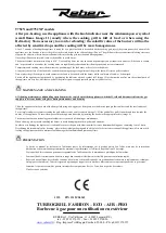 Preview for 14 page of REBER 9750 N User’S Reference: Use And Maintenance