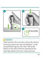 Предварительный просмотр 19 страницы Rebif 22 mcg Rebidose Instructions For Use Manual