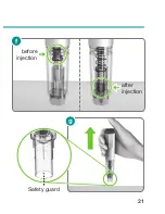 Предварительный просмотр 21 страницы Rebif 22 mcg Rebidose Instructions For Use Manual