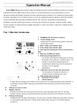 Preview for 1 page of Reboot RBM-1500 Operation Manual