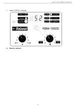 Preview for 22 page of Reboot RBM-1500 Operation Manual