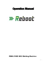 Reboot RBM-2100D Operation Manual предпросмотр