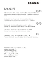 Preview for 37 page of RECARO EASYLIFE Instruction Manual