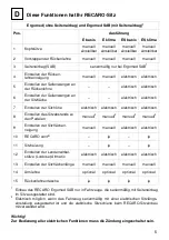 Preview for 7 page of RECARO Ergomed Operating Instructions Manual