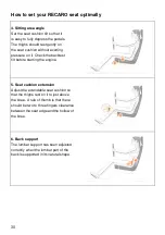 Preview for 32 page of RECARO Ergomed Operating Instructions Manual