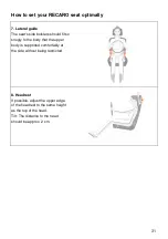 Preview for 33 page of RECARO Ergomed Operating Instructions Manual