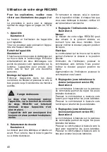 Предварительный просмотр 42 страницы RECARO Ergomed Operating Instructions Manual