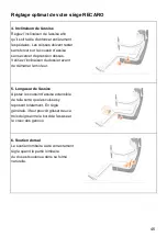 Предварительный просмотр 47 страницы RECARO Ergomed Operating Instructions Manual