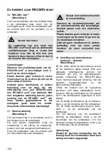 Предварительный просмотр 104 страницы RECARO Ergomed Operating Instructions Manual