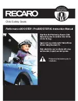 RECARO Performance BOOSTER Instruction Manual предпросмотр