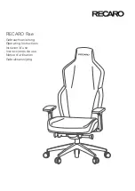 Preview for 1 page of RECARO Rae Operating Instructions Manual