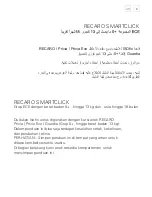 Preview for 116 page of RECARO SMARTCLICK Instructions For Installation And Use Manual