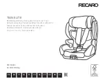 RECARO TIAN ELITE User Manual preview