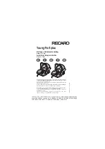 Preview for 1 page of RECARO Young Profi Plus Assembly And Usage Instructions