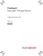 recharge health FlexBeam Instructions For Use Manual preview