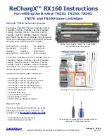 ReChargx RX160 Instructions Manual preview