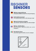 Rechner Sensors Capacitive KAS-80 Series Instruction Manual preview