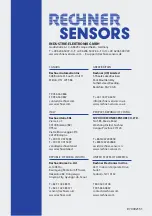 Preview for 34 page of Rechner Sensors Capacitive KAS-80 Series Instruction Manual