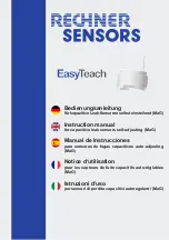 Preview for 1 page of Rechner Sensors EasyTeach Instruction Manual