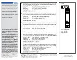 Preview for 1 page of Rechner Sensors EG 130 Series Adjusting Instructions