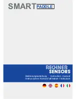 Rechner Sensors SMART Paddle Instruction Manual preview