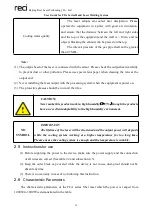 Preview for 11 page of reci FCA Series User Manual