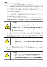 Preview for 16 page of reci FCA Series User Manual