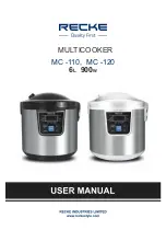 Preview for 1 page of recke MC -110 User Manual