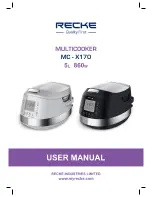 recke MC-X170 User Manual preview