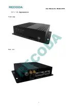 Предварительный просмотр 5 страницы Recoda 4CH MINI Mobile DVR User Manual