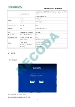 Предварительный просмотр 11 страницы Recoda 4CH MINI Mobile DVR User Manual