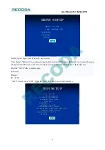 Предварительный просмотр 23 страницы Recoda 4CH MINI Mobile DVR User Manual