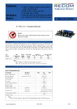 Recom R-78S3.3-0.1 Quick Start Manual preview